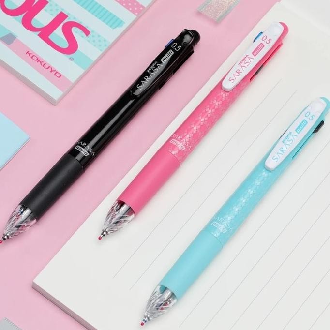 

Promo!! Zebra Sarasa Multi 4+1 0.4Mm 0.5Mm Gel Ink Multifunction Pen