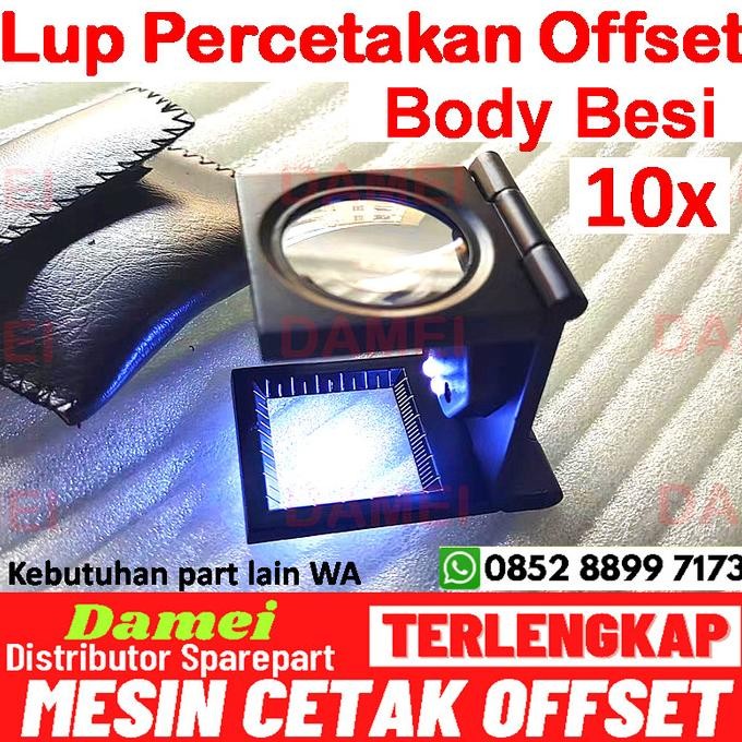 

Murah!! Lup Percetakan Offset Magnifier Kaca Pembesar Lipat Qc Cek Register