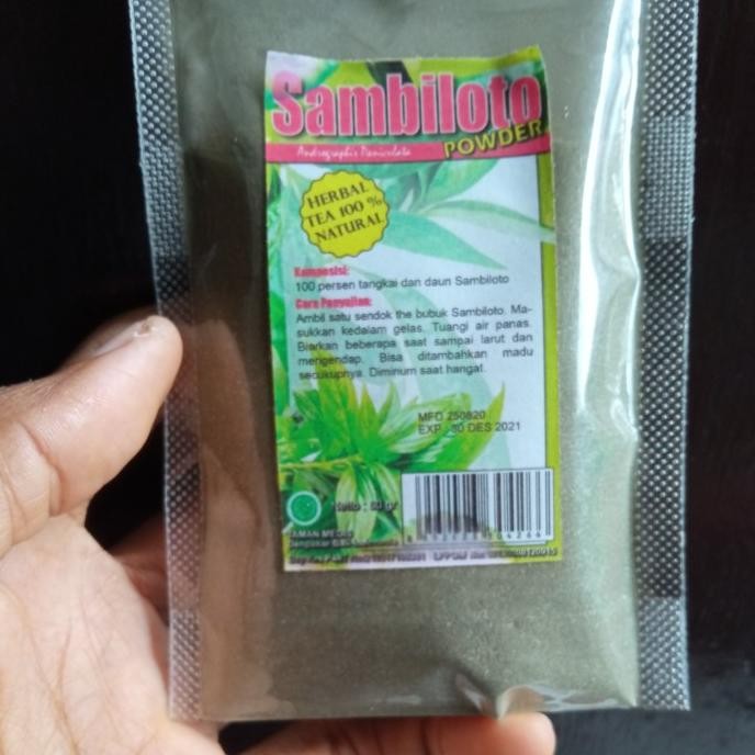 

```````] Bubuk Sambiloto powder 60gr for Covid 19 Corona