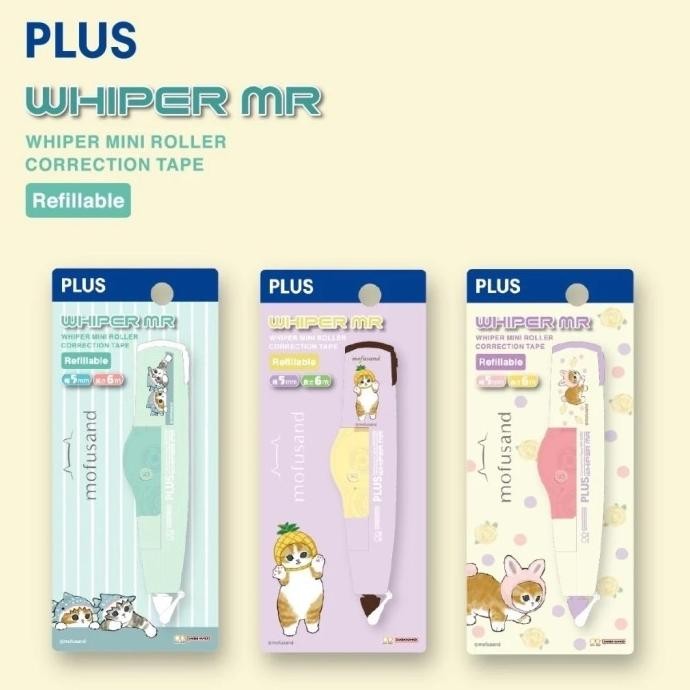 

Murah!! Plus Whiper Mr Mofusand Correction Tape Cat Neko Same-Nyan Pita Koreksi Limited Edition