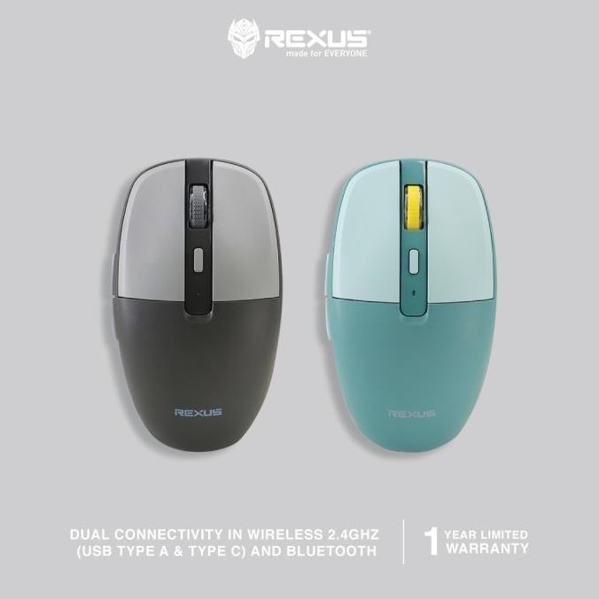 Rexus Mouse Gaming Wireless Bluetooth Nava Q10