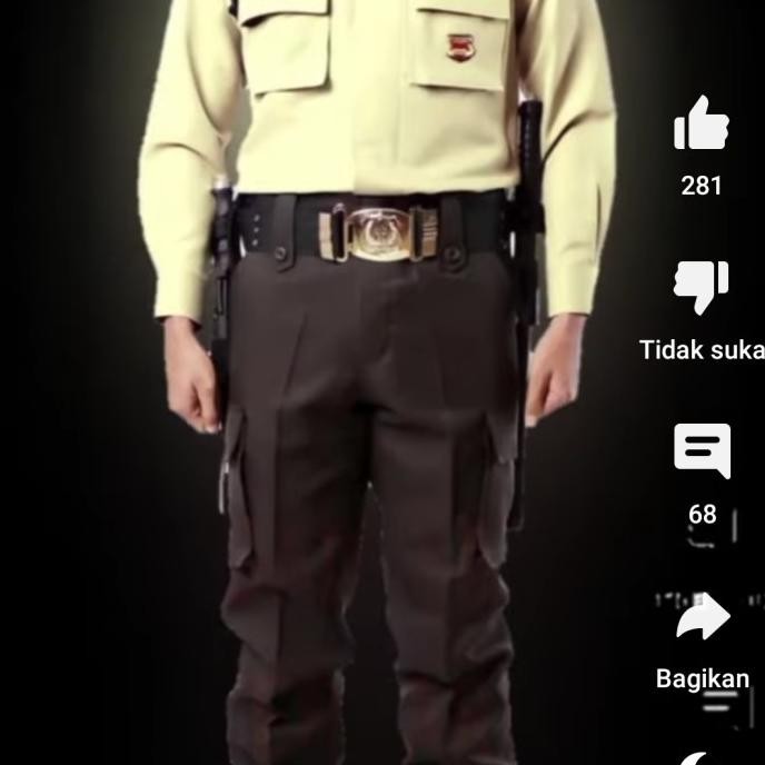 Baju seragam satpam - security CREM PDL SATU Bahan GAIA Neo Premium `