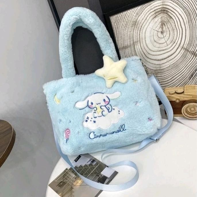 Promo Tas Selempang Cinnamoroll Sling Bag Cinnamoroll Tas Selempang Bulu