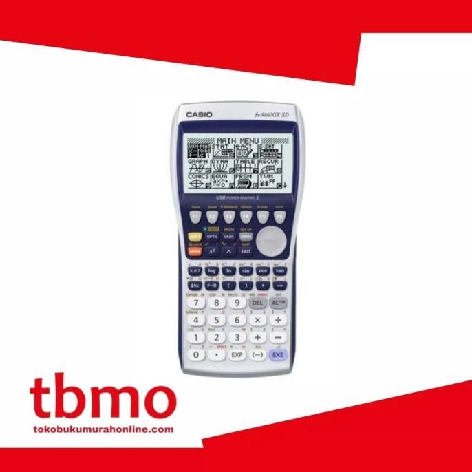 

TERBARU - TBMO KALKULATOR SCIENTIFIC CASIO FX-9860GII SD / KALKULATOR MATEMATIKA