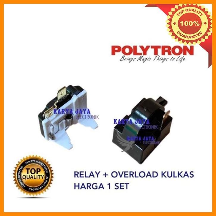 [KJE] RELAY OVERLOAD KULKAS POLYTRON 1 PINTU / RELAY KULKAS POLYTRON 1 PINTU