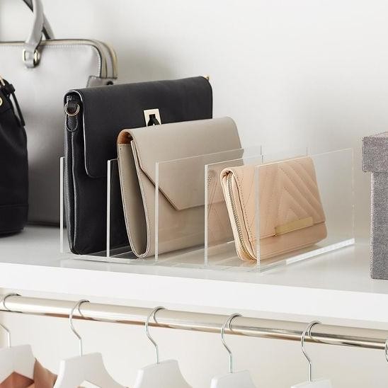 Murah Akrilik Display Tas | Akrilik Tempat Tas | Akrilik Organizer Tas Non COD