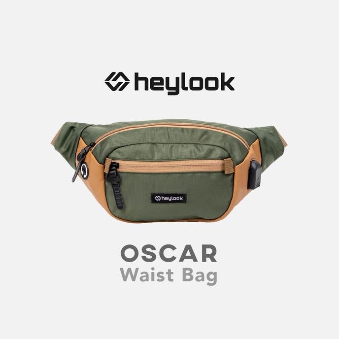 Murah Tas Selempang Pria Waist Bag Nylon Oscar Pria Waist Bag Distro Heylook