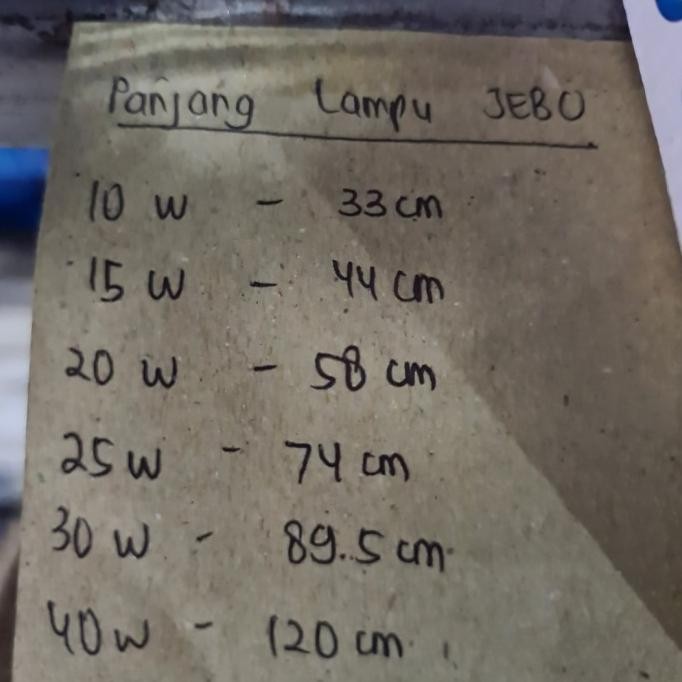 Grosir Lampu Neon T8 Jebo 30 Watt / Tanning Luxline Super Light 10000K