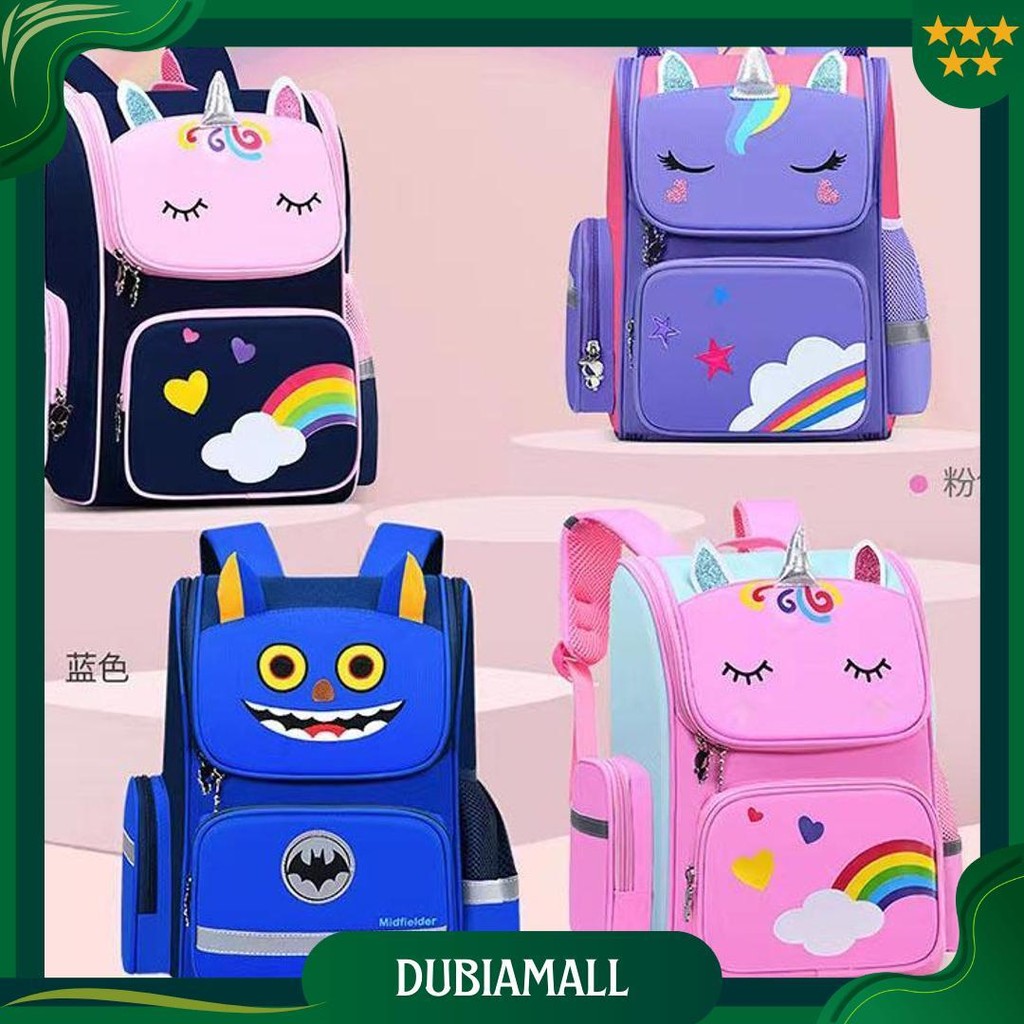 (Cod) Tidur Unicorn Tas Anak Terbaru-Ransel Anak Sekolah Unicorn-Tas Anak Perempuan Lucu Tk Sd Ori