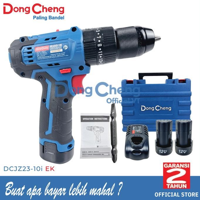 DONGCHENG DCJZ23-10I EK DCJZ23-10I BRUSHLESS IMPACT DRILL BOR CORDLESS 12V