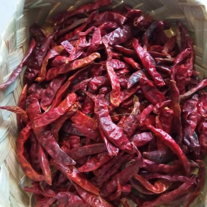 

%$%$%$%$] 100gr cabe rawit kering pedas/cabe merah rawit kering