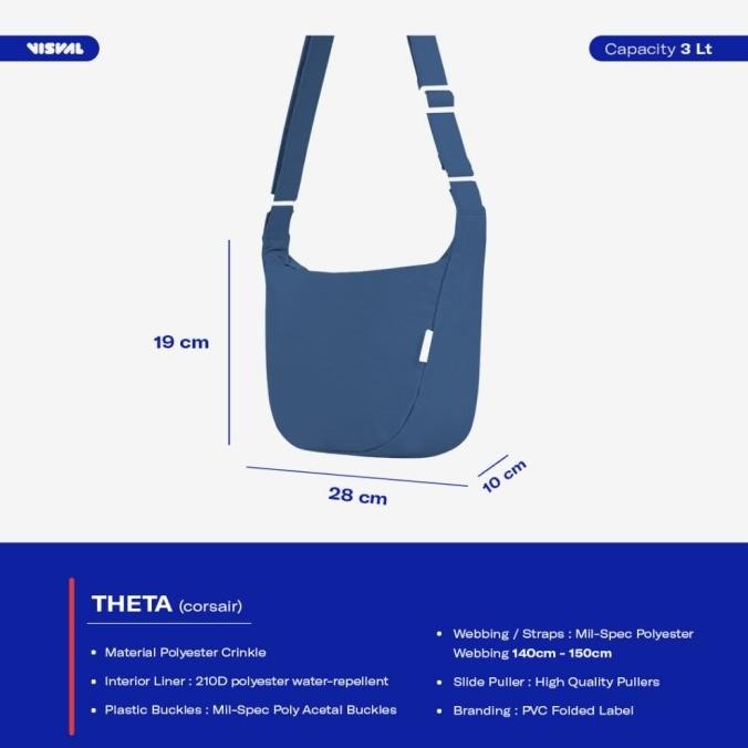 Sling Bag Theta - Visval - Tas Selempang