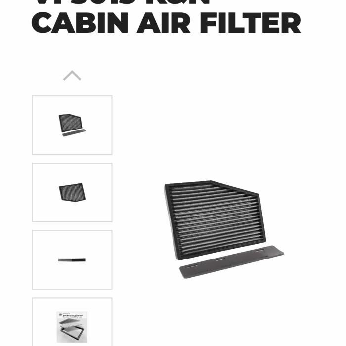Filter Kabin Filter Ac Vw Scirocco Touran Tiguan Beetle Asli K&N Usa Original Dan Terpercaya