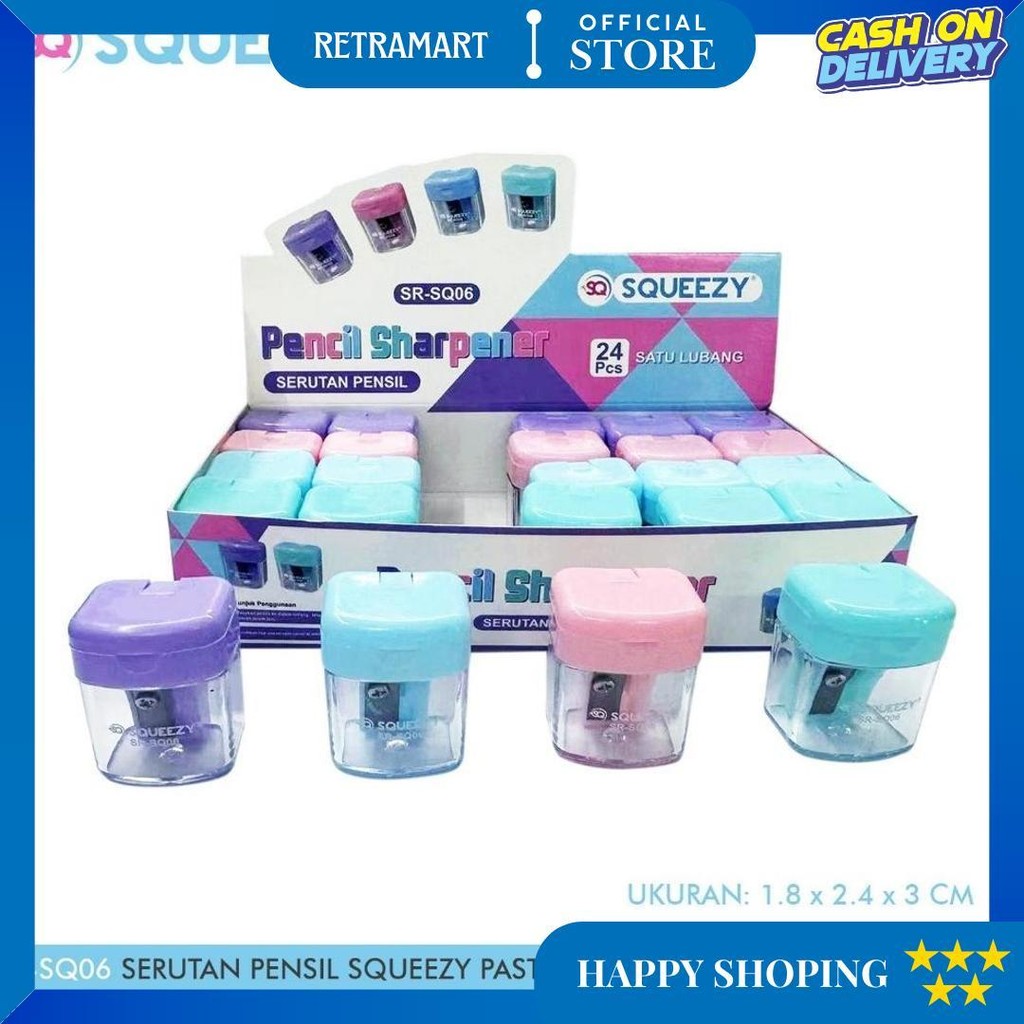 

Harga Grosir 6 Pcs Serutan Pensil Rautan Pensil Pensil Sharpener Pastel Sr-Sq06 D Cod