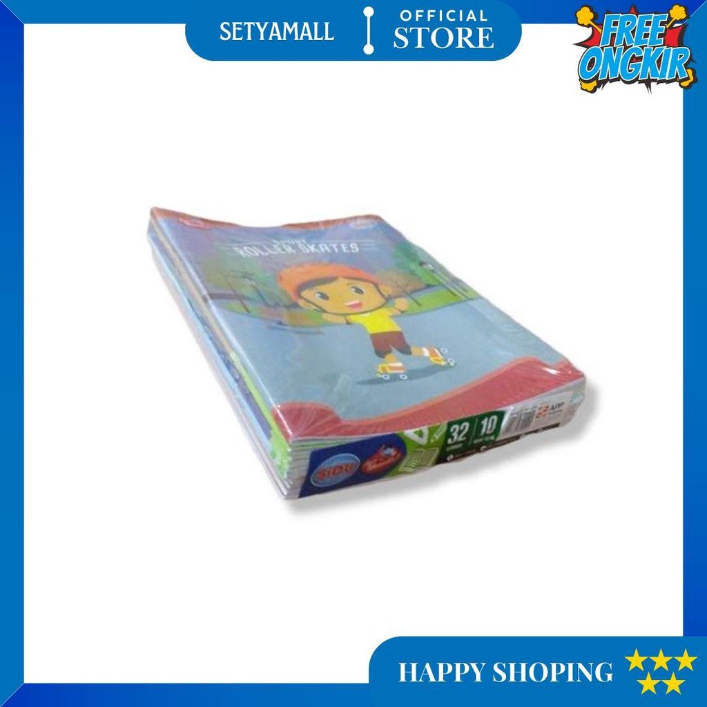 

Buku Tulis Sidu Kuarto Isi 32 Lembar (Per Pack) Tema & Motif Acak/Random D Terlaris