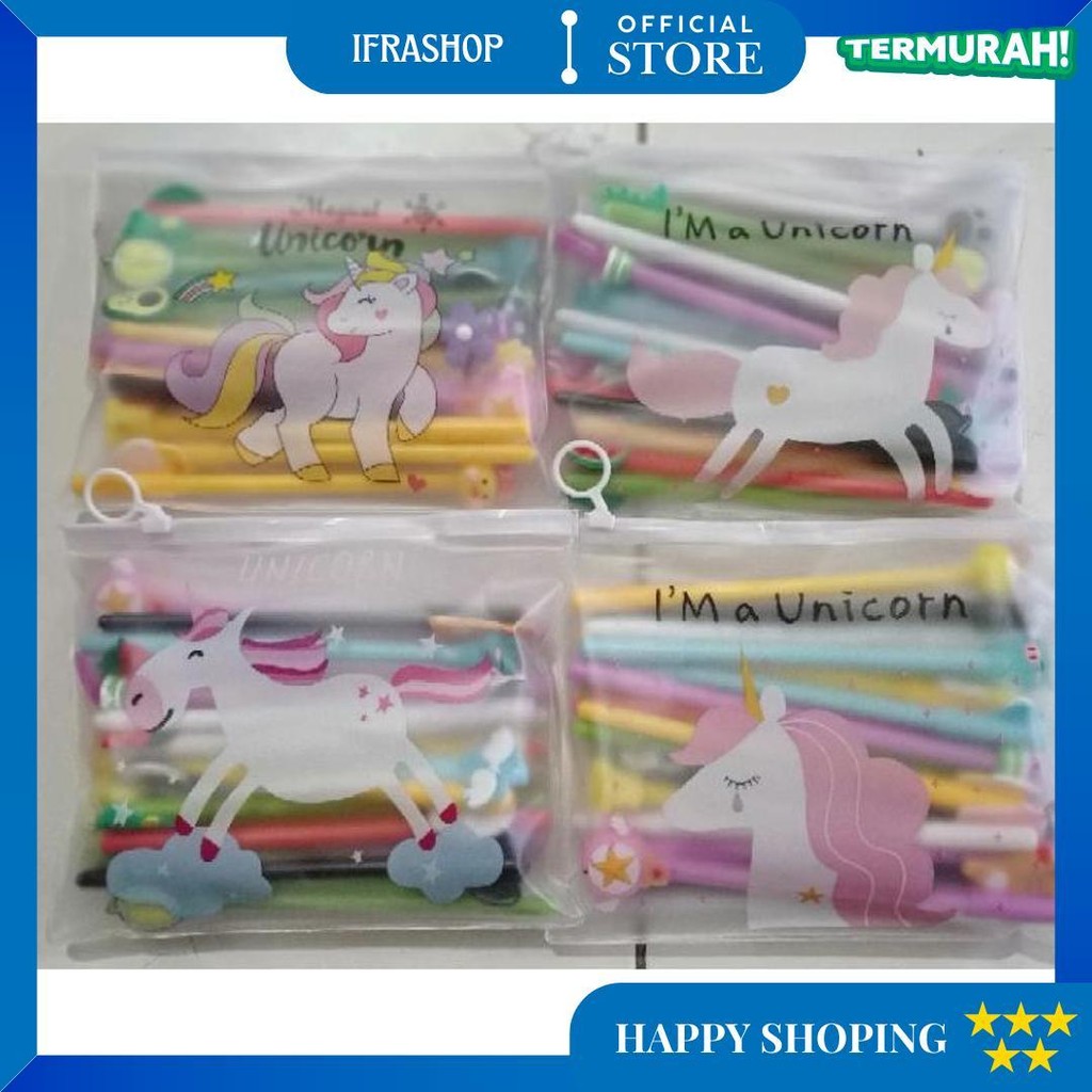 

20 Pcs Pulpen Tinta Berkarakter (Free Pouch) D Termurah