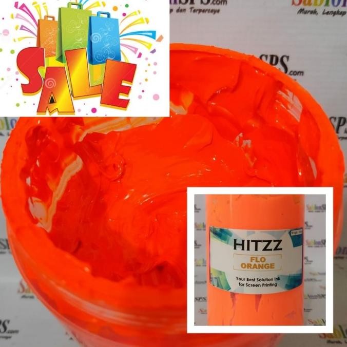 

Baru Tinta Sablon Plastisol Flo Orange 1Kg Premium