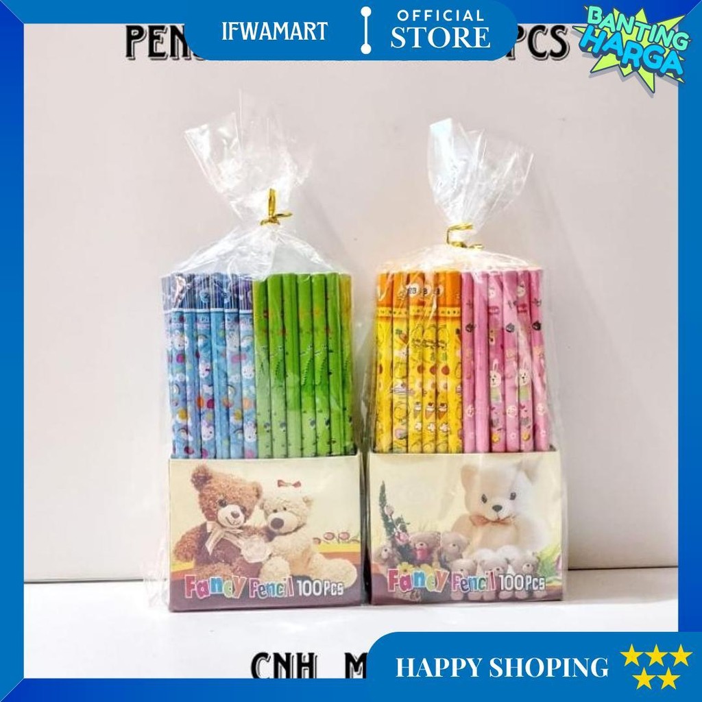 

Pensil Fancy Isi 100 Pcs - Pensil Fancy Isi 100 - Pensil 2B Isi 100 Murah - Pensil Serut 2B Isi 100 - Tidak Pake Penghapus D Gratis Ongkir