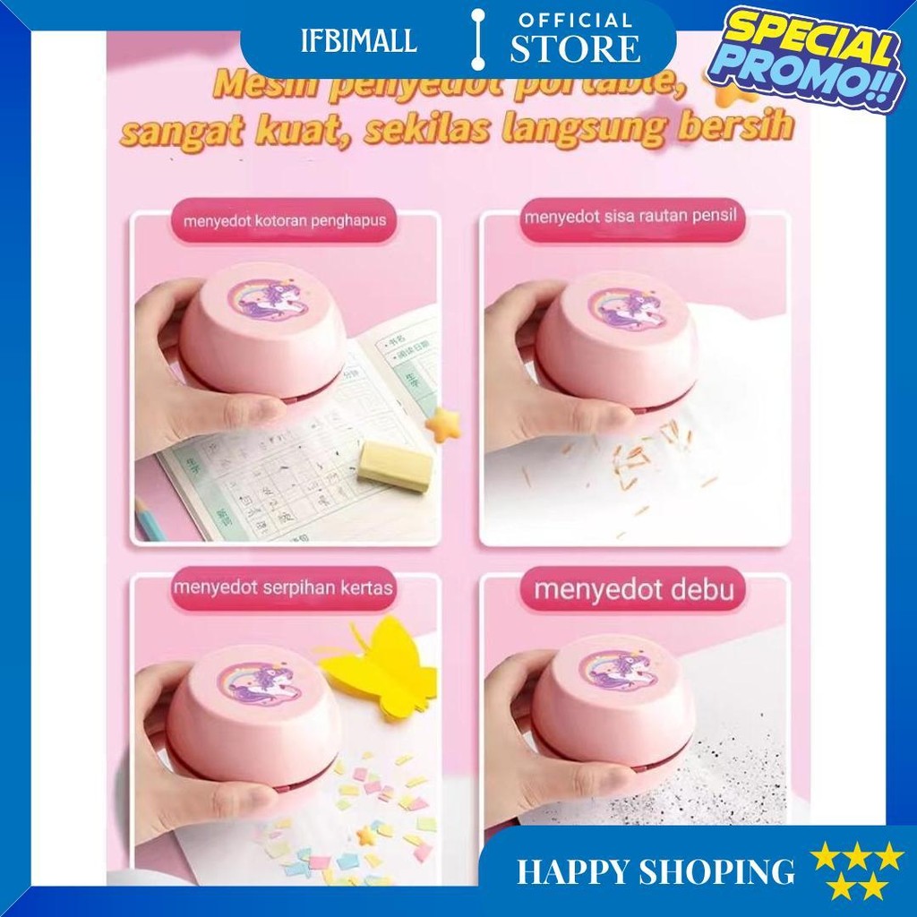 

Loooopy Electric Stationery Set / Set Alat Tulis Elektronik Rautan Penghapus Vacuum Pencil 11 In 1/Set Alat Tulis Elektronik Belajar Anak Perempuan Kado D Cod