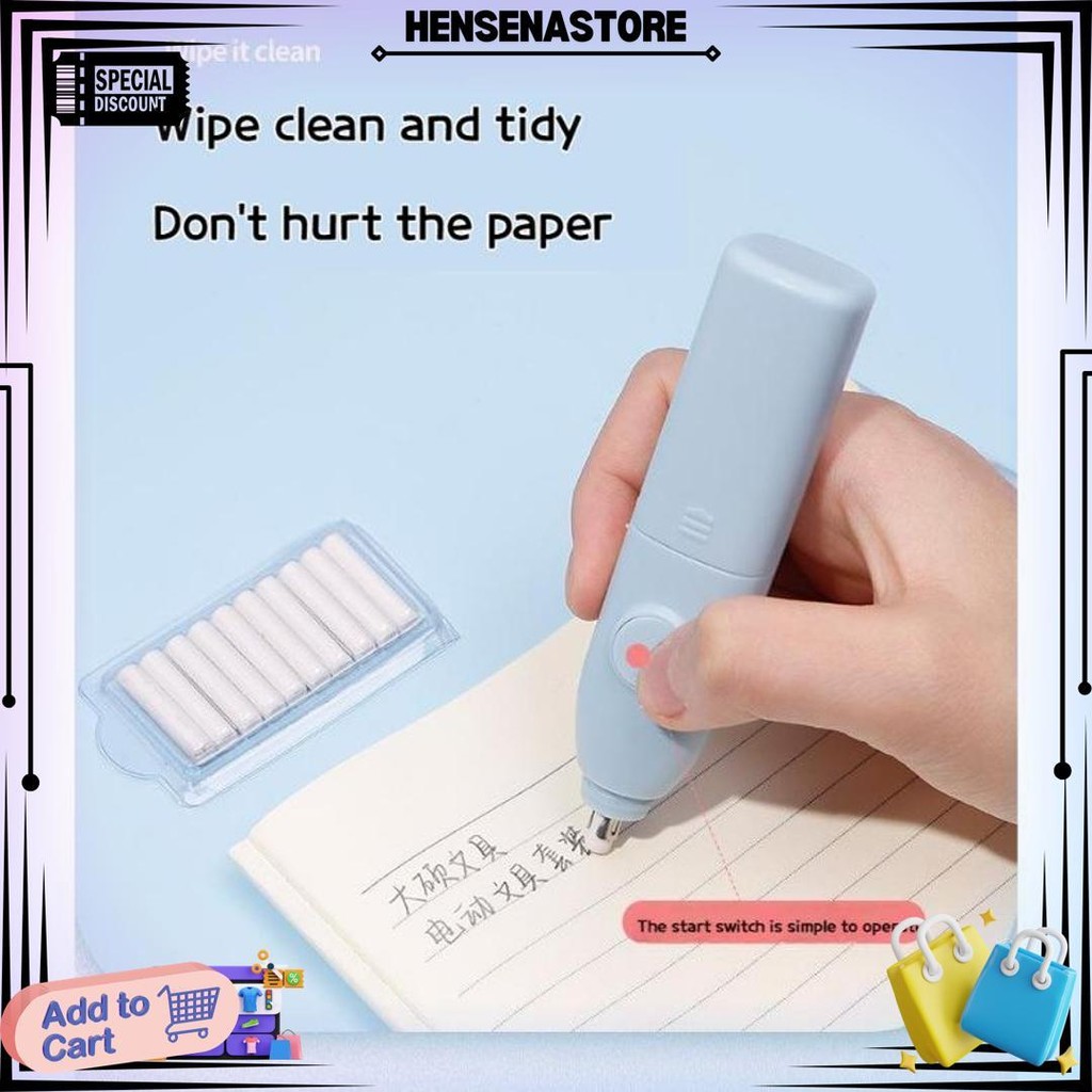 

11 In 1 Alat Tulis /Elektrik Rautan Penghapus Vacuum Pensil Anak Alat Perkakas Belajar Anak Perempuan Kado Electric Stationery Set D Cod