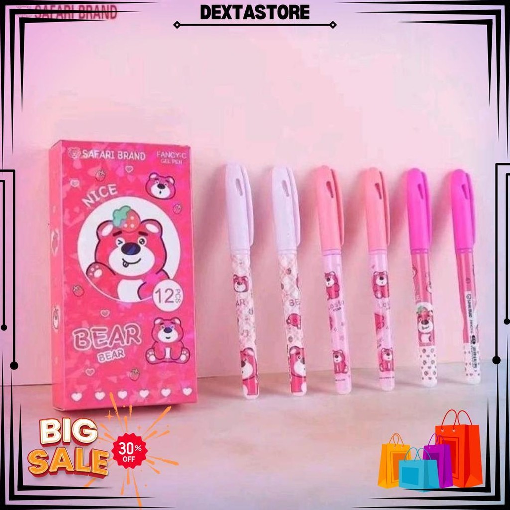 

Pulpen Ipen Gel Labubu (12Pcs) || Bolpoin Gel Apple Karakter D Terlaris