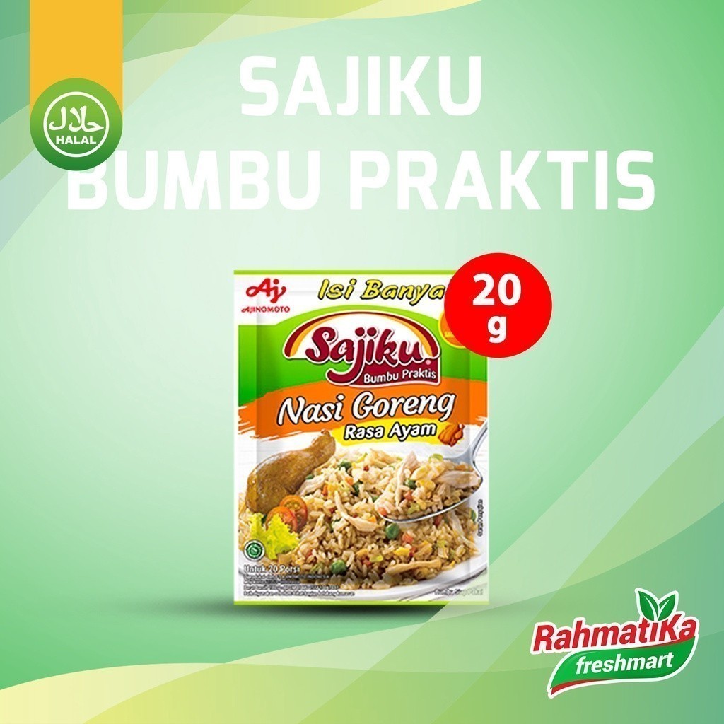 

Sajiku Bumbu Praktis Nasi Goreng Rasa Ayam 20 gram