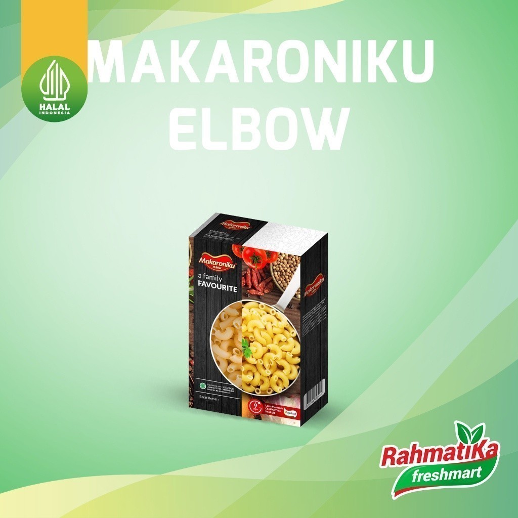 

Makaroniku Egafood Makaroni Elbow 200 gr