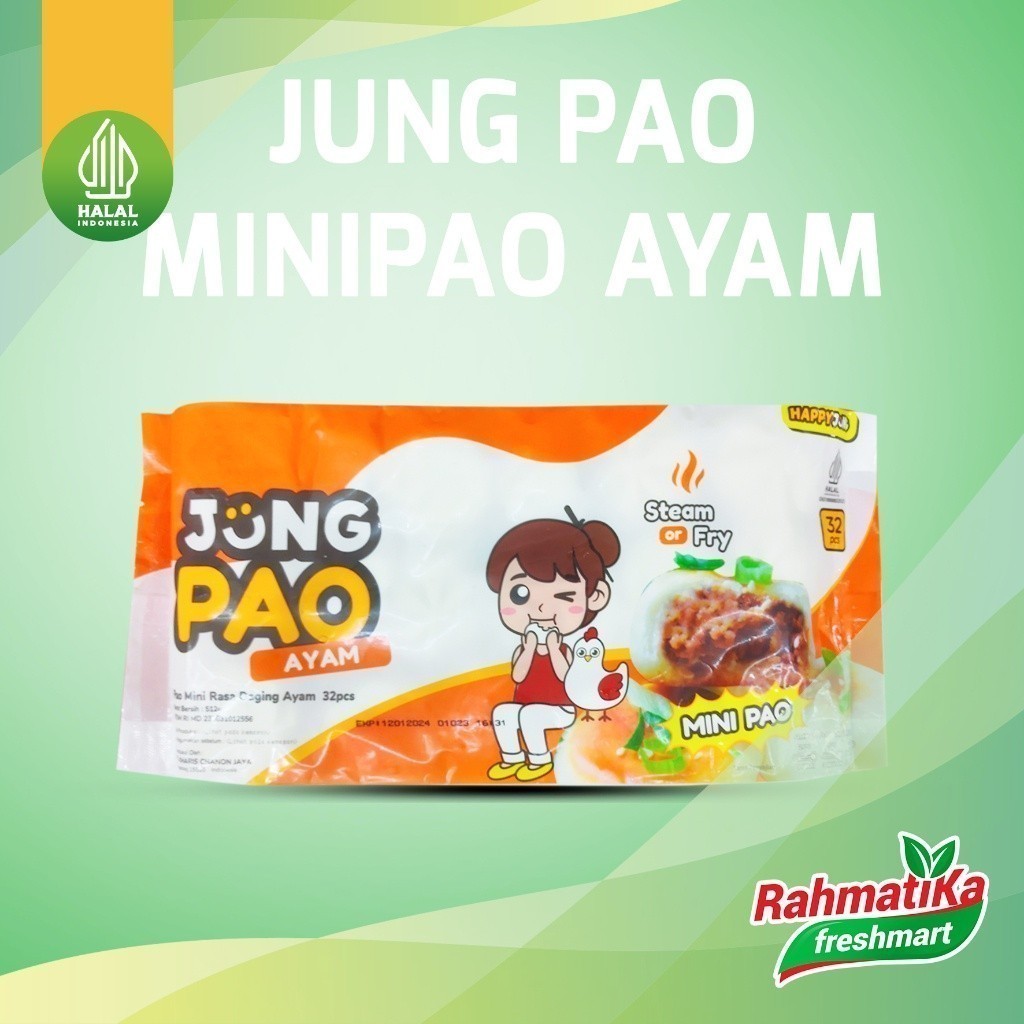 

JUNG PAO Minipao Ayam Isi 32 Pcs