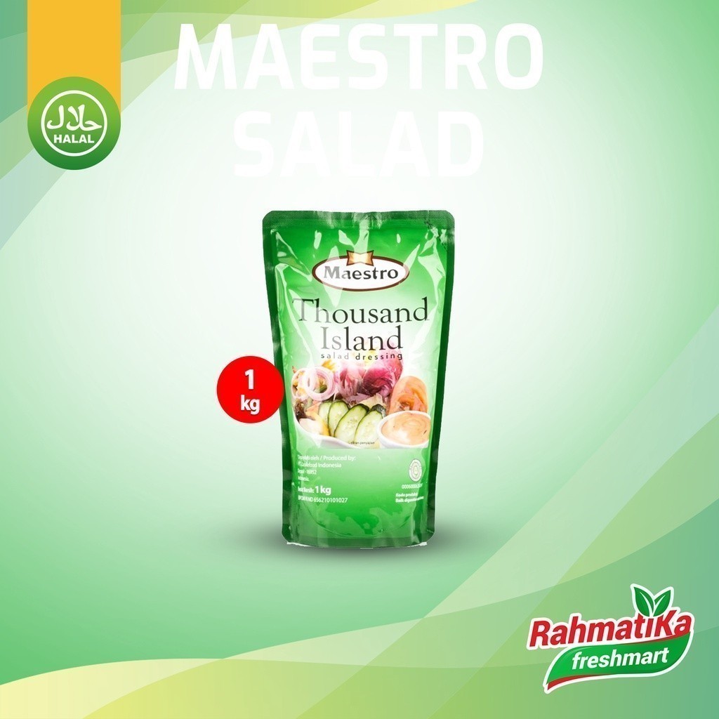 

Maestro Thousand Island Salad Dressing 1 Kg