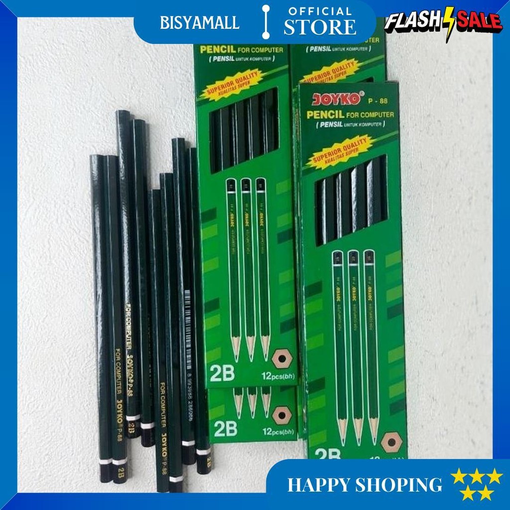 

Pensil 2B Joyko P88/ Lusin D Promo Puncak