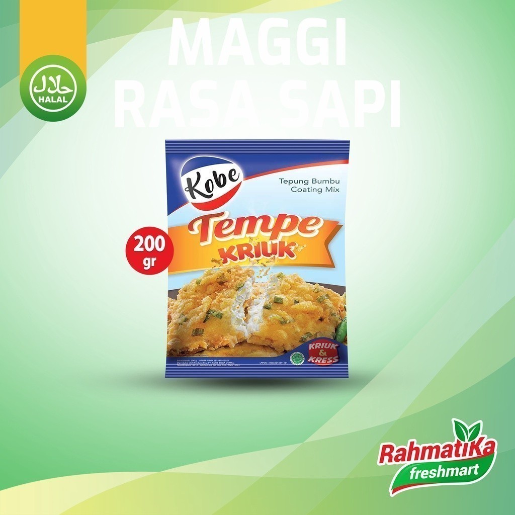 

Kobe Tepung Bumbu Tempe Kriuk 200 gram