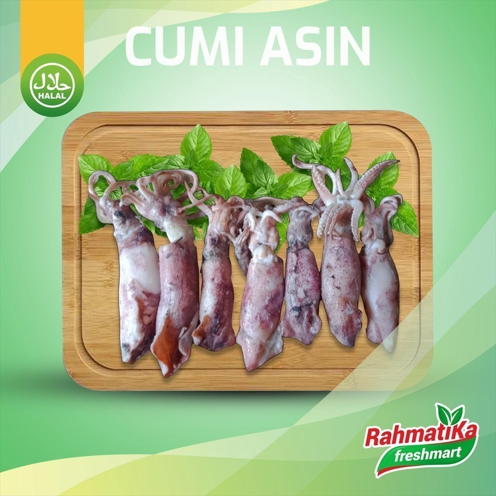 

Cumi Asin / Ikan Cumi Asin 100 gram (Frozen Food)