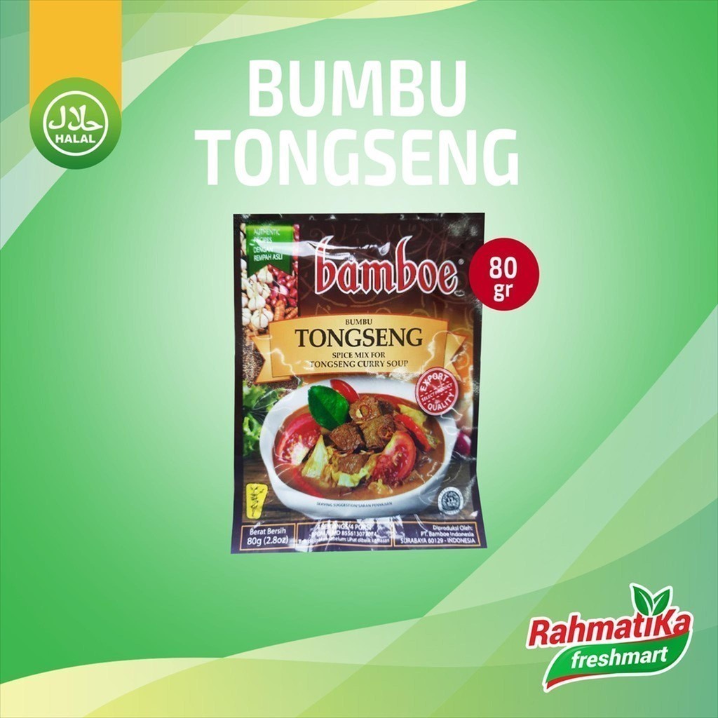 

Bamboe Tongseng Spice Mix Curry Soup / Bumbu Instan 80 gr