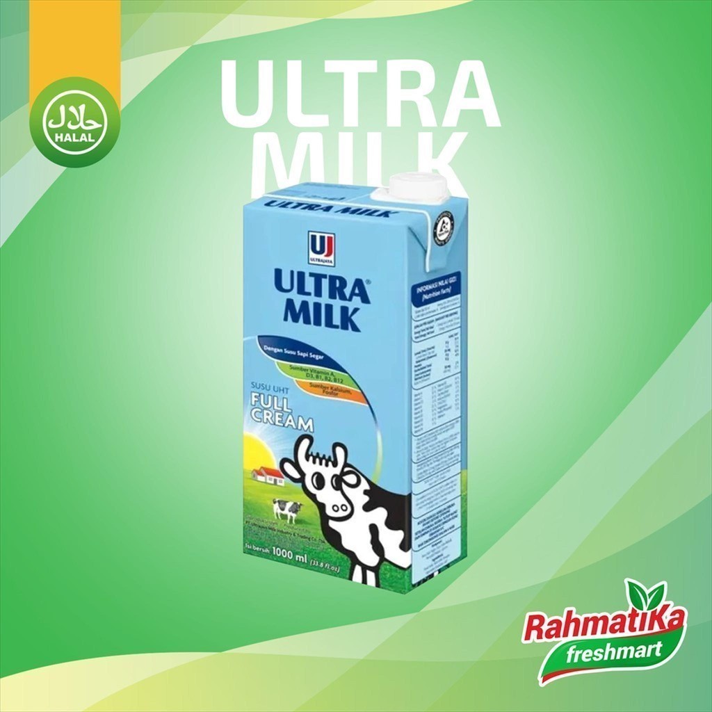 

Ultra Milk Full Cream / Susu UHT Full Cream 1 Liter