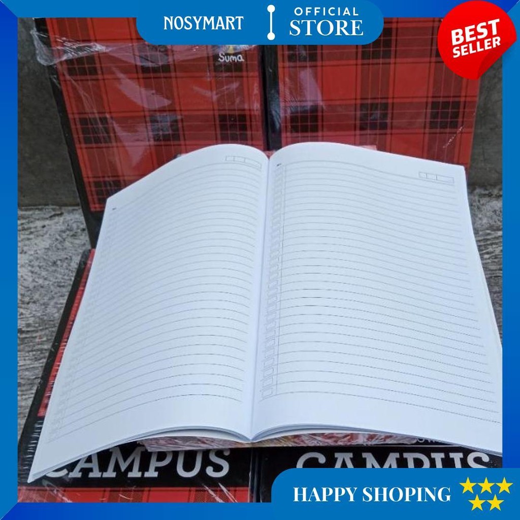 

Promo Isi 5 Pcs Buku / Buku Tulis Suma Campus 50 Lembar / Buku Catatan Ukuran Boxy D Gratis Ongkir