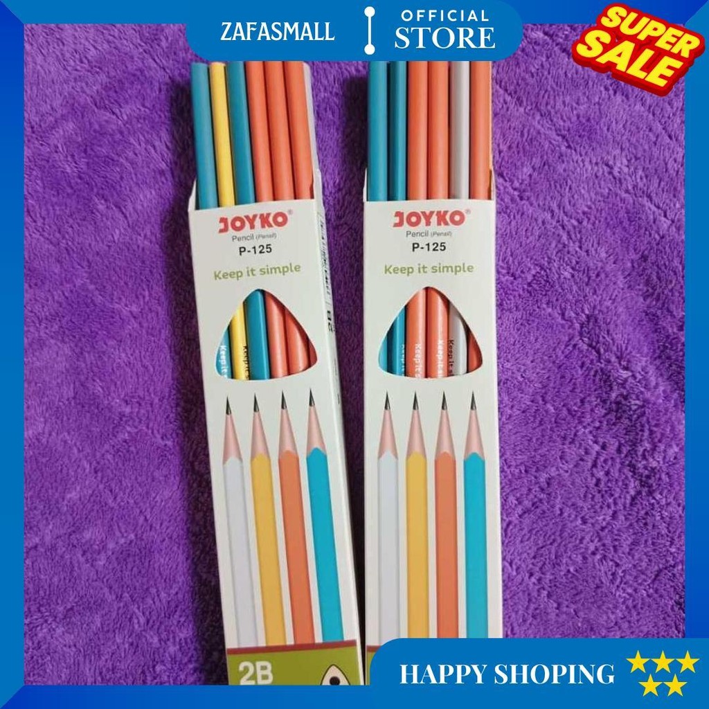 

(1Pack=12Pcs) Pensil Joyko P-125 - 2B D Cod