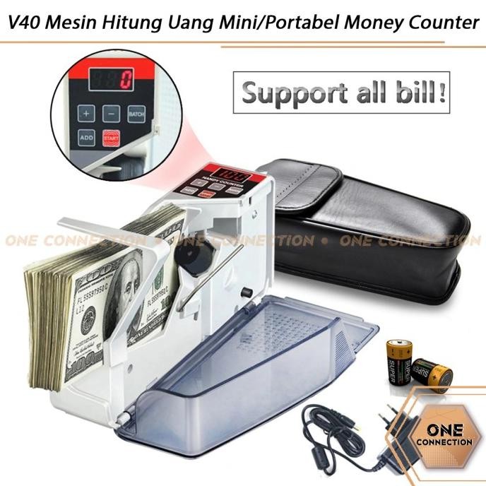 

Terlaris V40 Mesin Penghitung/Hitung Uang Mini Portabel Money Counter/Counting SALE