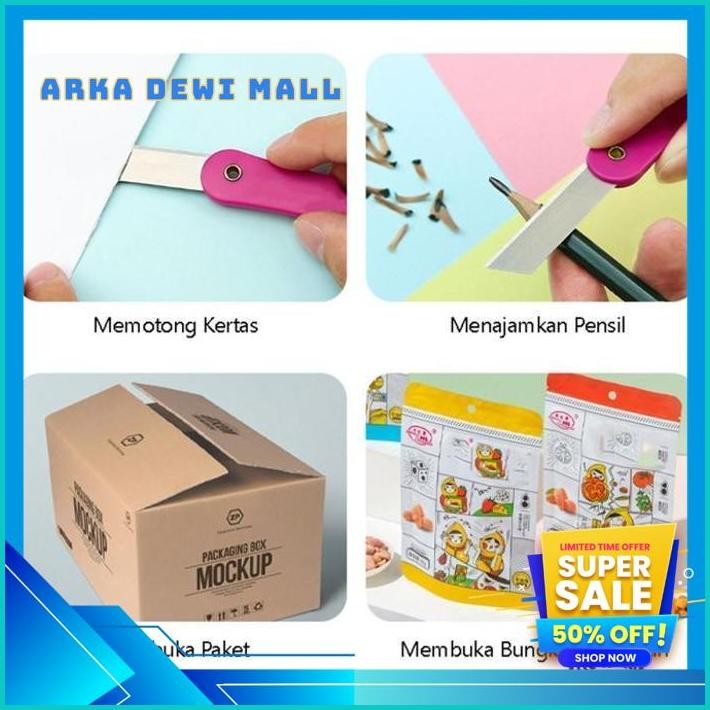 

LIPAT PISAU CUTTER LIPAT PISAU LIPAT SERBAGUNA CUTTER FOLDABLE KNIFE PISAU CUTTER ARKA DWEI 55 PRODUK TERBAIK