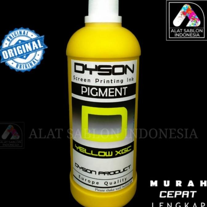 

Baru Biang Warna Sablon Kuning Xgc Pigmen Yellow Xgc Dyson 1Kg Premium