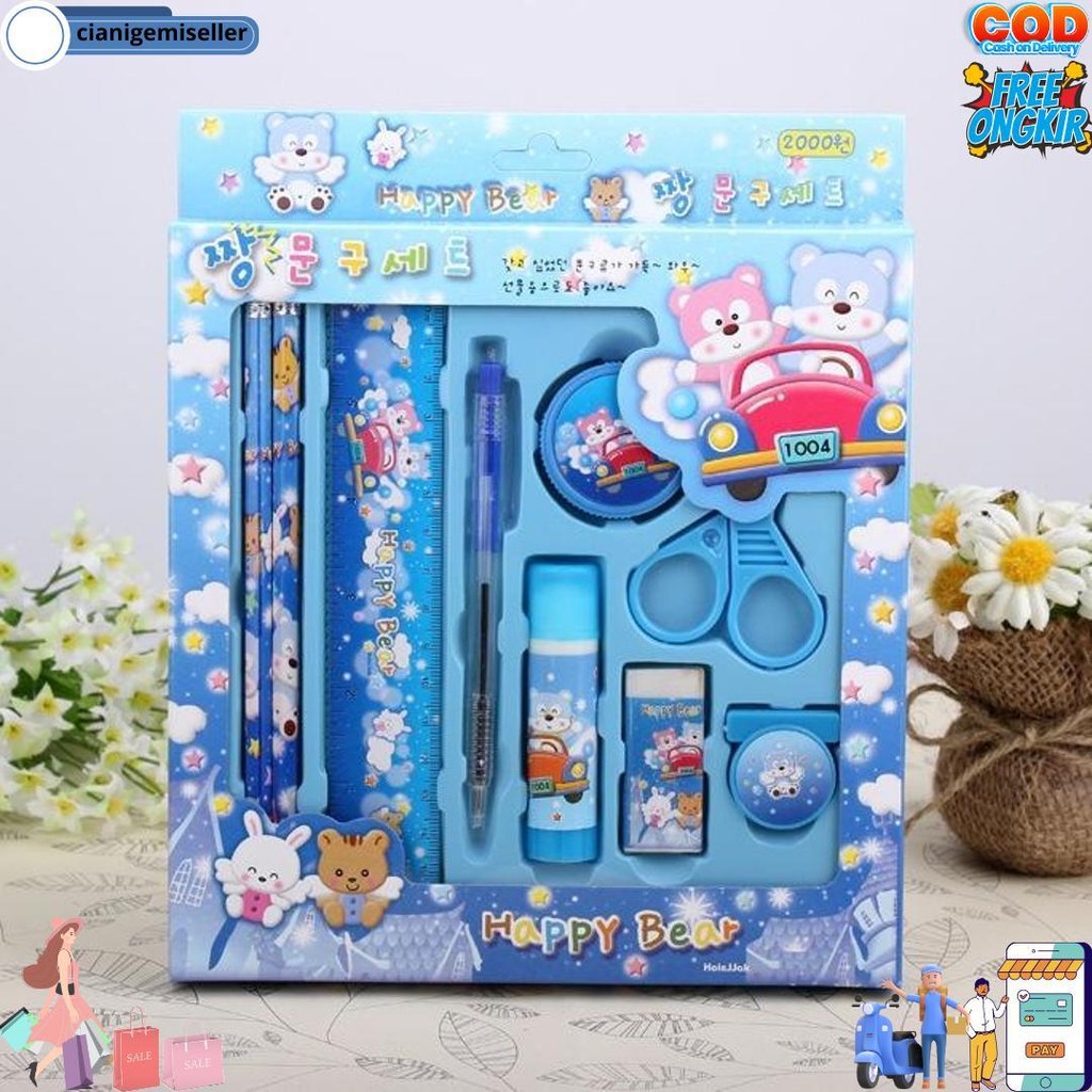 

Paket Alat Tulis Set 9 In 1 Mini Stationery Set Karakter Set Alat Tulis Anak Kado Souvenir D Best Seller