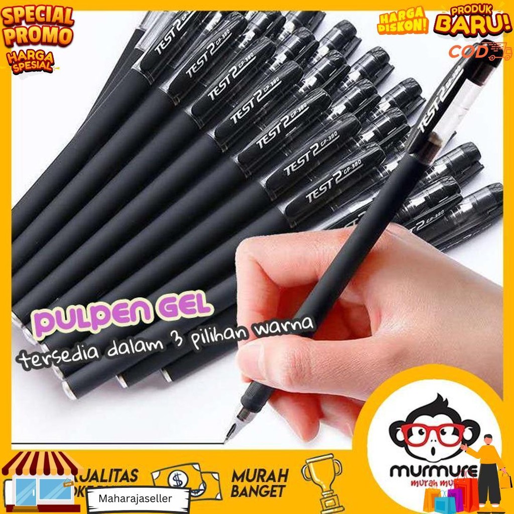 

Murmure | Pulpen Sekolah Kantor Import Tinta Hitam Merah Biru D Gratis Ongkir