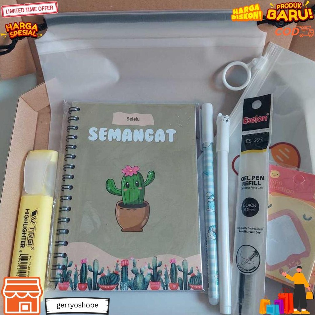 

(8 Pcs/Pack) Paket Alat Tulis 8In1 / Set Alat Tulis / Kado Siswa/Kado Teman /Hampers Kado Wisuda D Sale