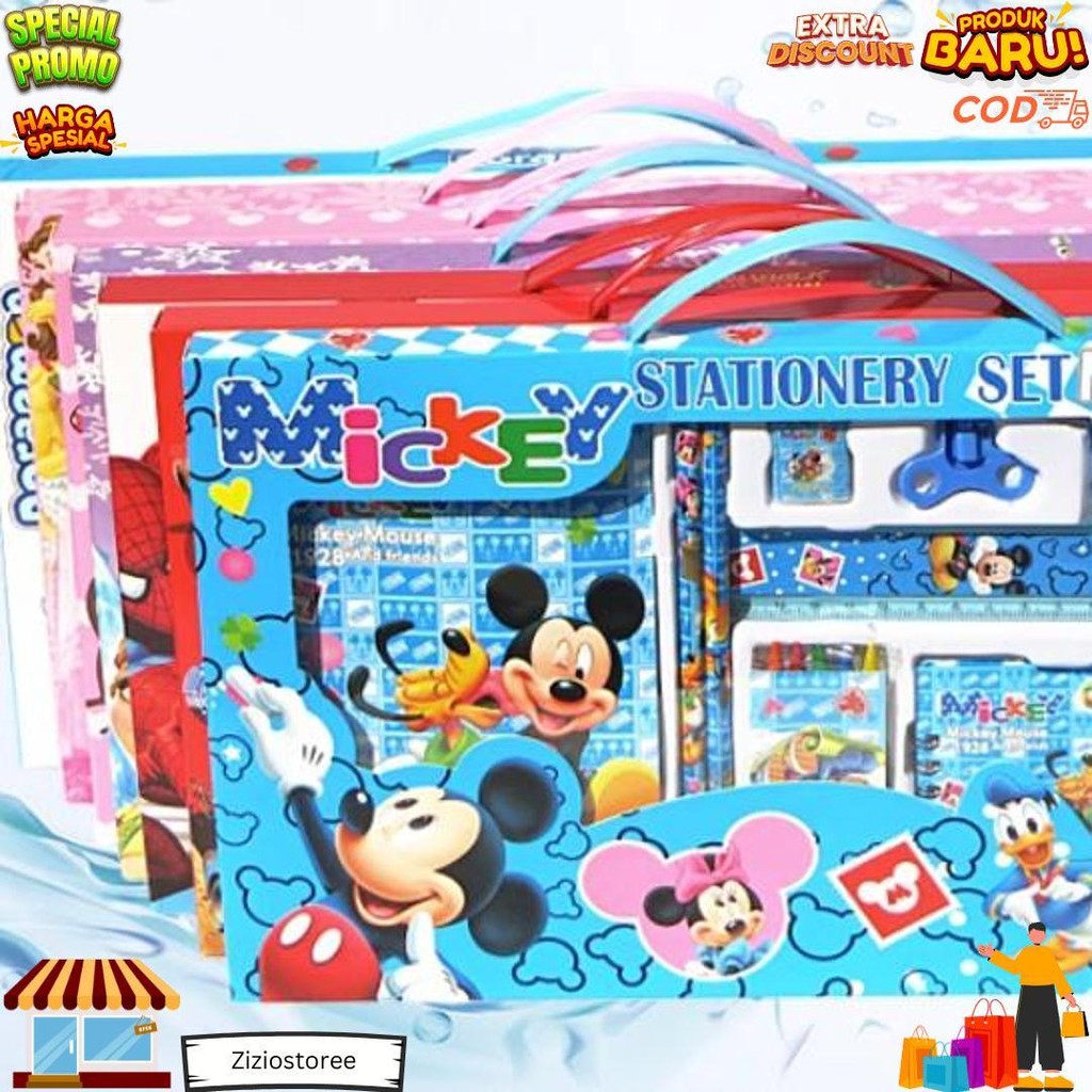 

Osm Jkt S5982 Set Alat Tulis 8 In 1 / Set Alat Tulis Anak Motif Kartun / Set Alat Tulis 8 In 1 Lucu / Stationery Set 8 In 1 Lucu D Sale