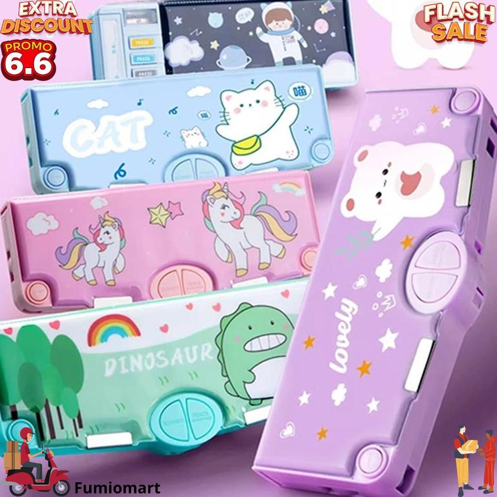 

[Ready] Aimilo Kotak Pensil Anak Perempuan Tempat Pensil Anak Perempuan Kotak Pensil Multifungsi Kado Anak Sd D Sale