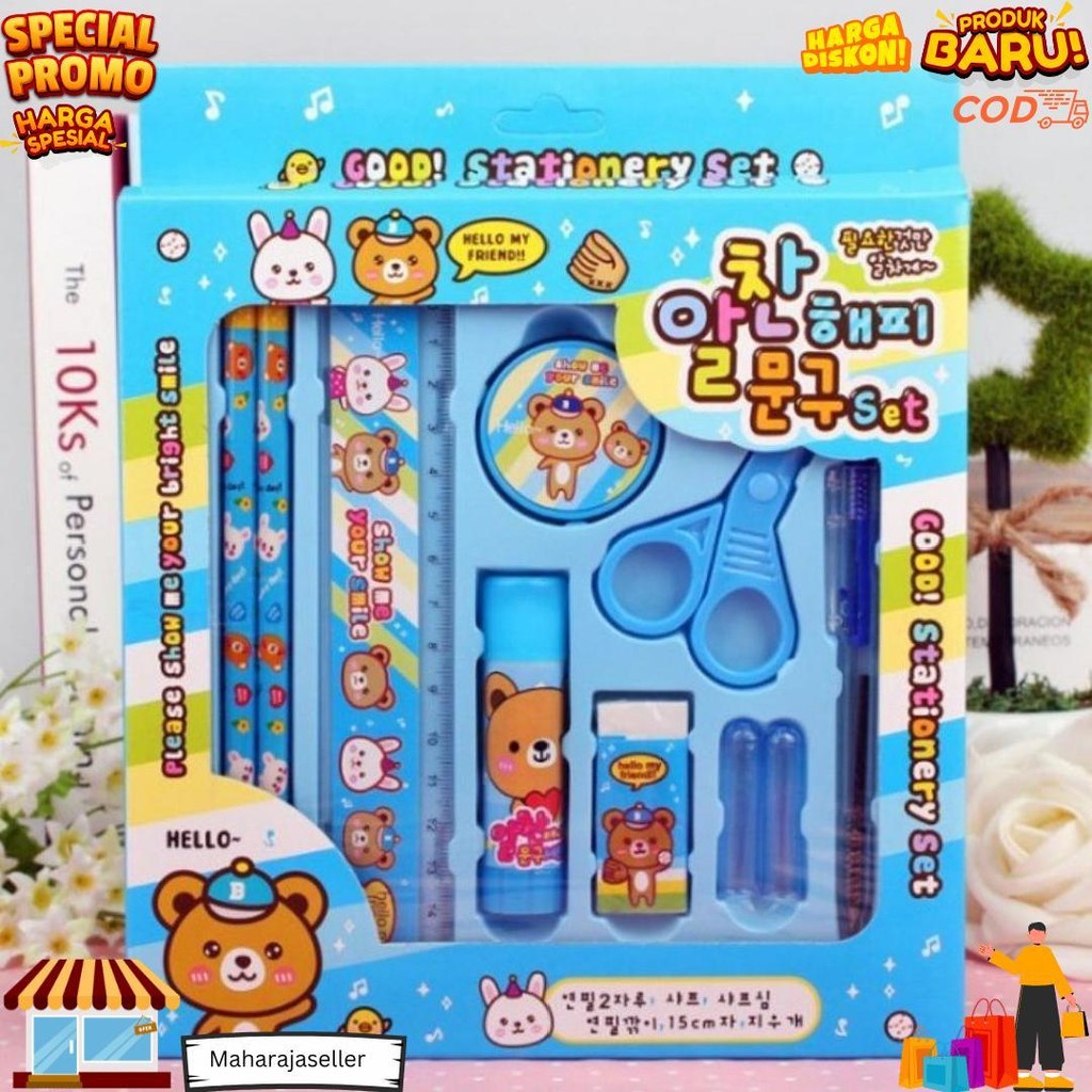 

Wbs Paket Alat Tulis Set 8In1 Stationery Set Study Set Anak Karakter Souvenir Set Alat Tulis Ss129 D Promo Puncak
