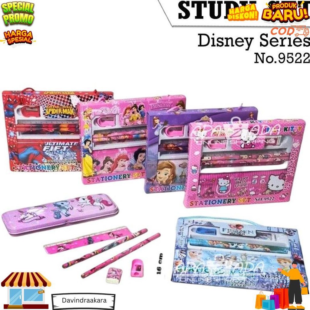 

Apazada - Stationery Set Fancy 9522 / Paket Alat Tulis Set Karakter Murah Berkualitas Bisa Cod D Sale