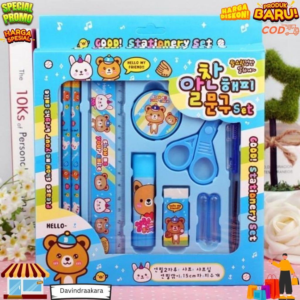 

Msbs Paket Alat Tulis Set 8In1 Stationery Set Study Set Anak Karakter Set Alat Tulis Anak Tk D Promo 4.4