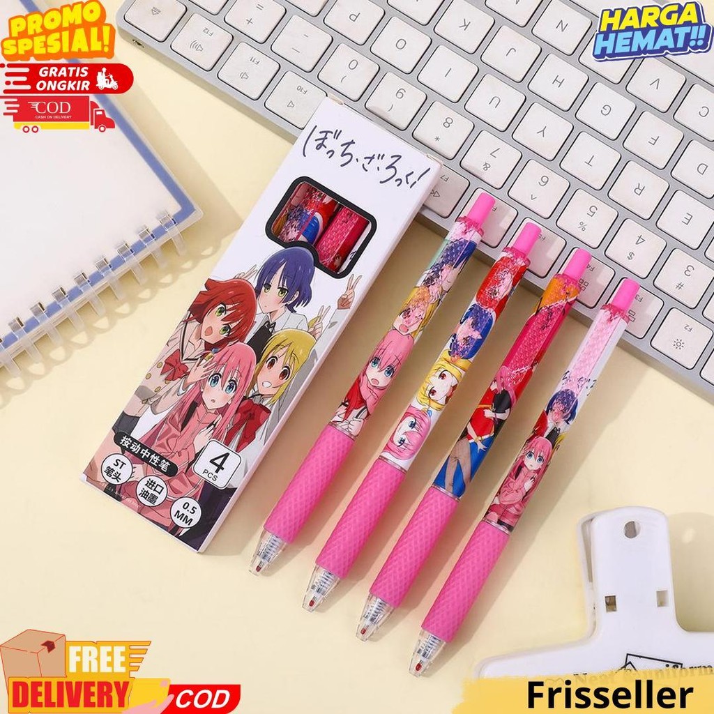 

Terfavorit! 1 Set Isi 6 Pcs Pulpen Gel Mekanik Tinta Hitam 0,5 Mm Motif Kartun One Piece, Spongebob D Best Seller