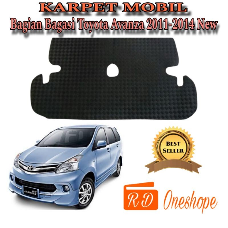 Karpet bagian bagasi belakang mobil Avanza & Xenia new 2010 - 2011 sampai 2014 - 2015 / Karpet mobil