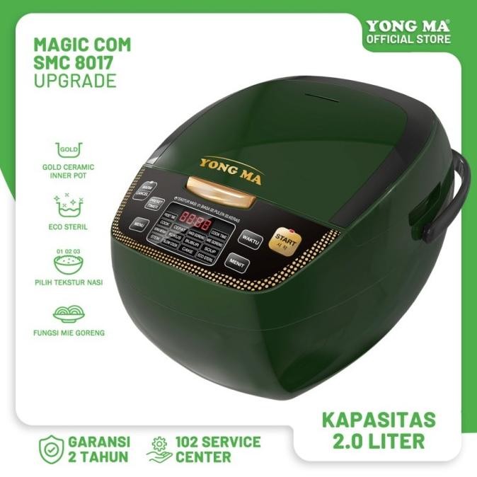Murah Magic Com / Rice Cooker YONG MA YMC8017 / YMC 8017 ( 2 Ltr ) 100% ORI Non COD